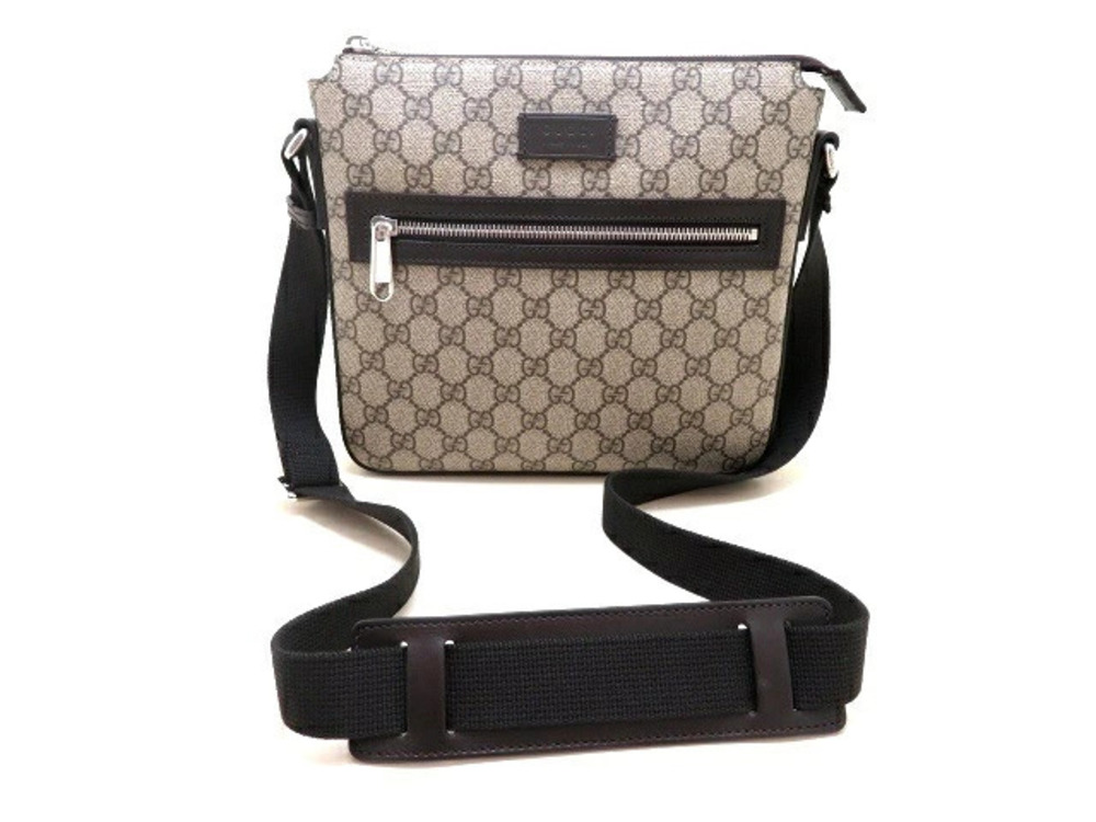Gucci Hobo Bag GG Supreme Canvas Calfskin